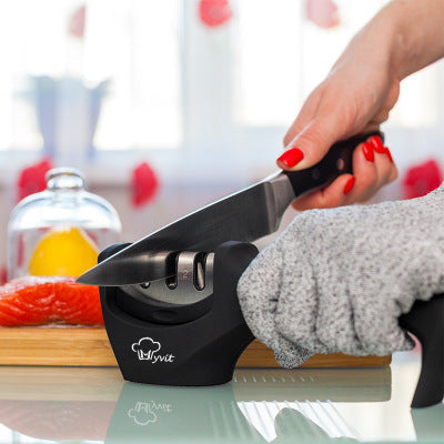 Diamond Tungsten Steel Whetstone Sharpening Stone – High-Tech Stainless Steel Kitchen Tool for Precision Blade Sharpening