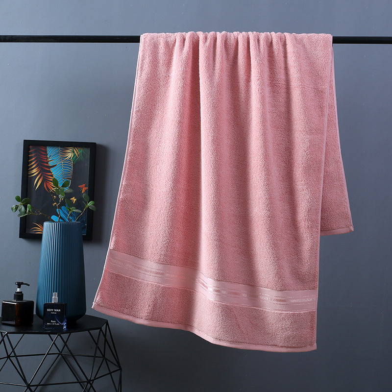 Pure Cotton Towel Set – 3-Piece Thickened Bath, Hand & Face Towel Set | Multiple Colors