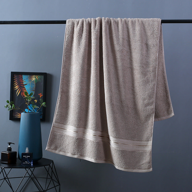 Pure Cotton Towel Set – 3-Piece Thickened Bath, Hand & Face Towel Set | Multiple Colors
