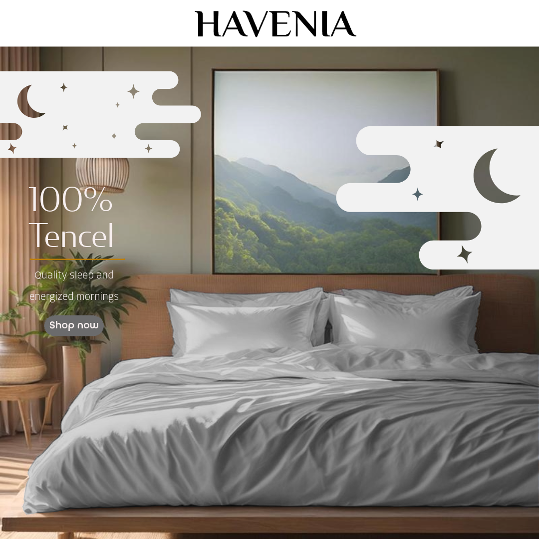 Havenia™ 奢华 100% 纯素桉树天丝莱赛尔床单套装