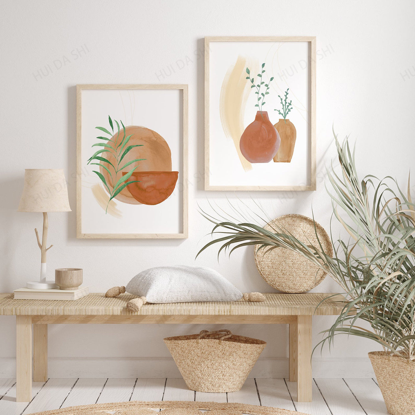 Bohemian Canvas Wall Art – Waterproof  Wall Decoration for Home Décor