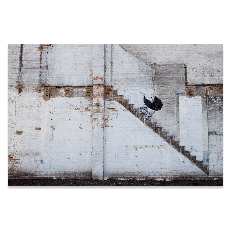 Graffiti Street Art Canvas Poster – Nordic Style Unframed Landscape Wall Painting (Multiple Sizes & Designs)