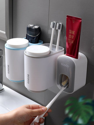 Wall Mounted Automatic Toothpaste Dispenser Bathroom Accessory