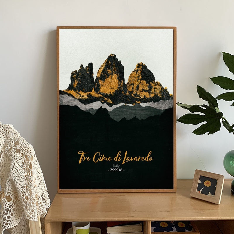 Mountain Wall Art Poster – Simple & Stylish Unframed Art Print (Perfect Gift)