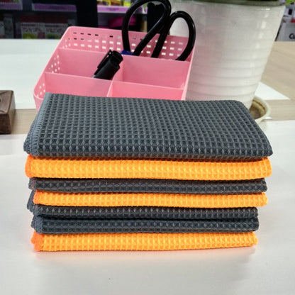 Microfiber Car Wash Towel – Wafer Style | 40x40 cm | Ultra-Absorbent, Scratch-Free Cleaning Cloth