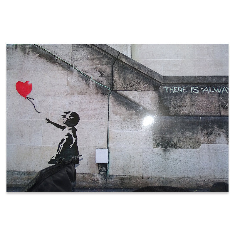 Graffiti Street Art Canvas Poster – Nordic Style Unframed Landscape Wall Painting (Multiple Sizes & Designs)