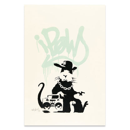 Graffiti Street Art Canvas Poster – Nordic Style Unframed Landscape Wall Painting (Multiple Sizes & Designs)