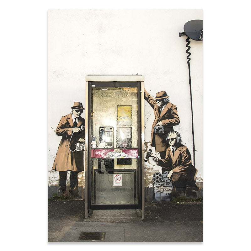 Graffiti Street Art Canvas Poster – Nordic Style Unframed Landscape Wall Painting (Multiple Sizes & Designs)
