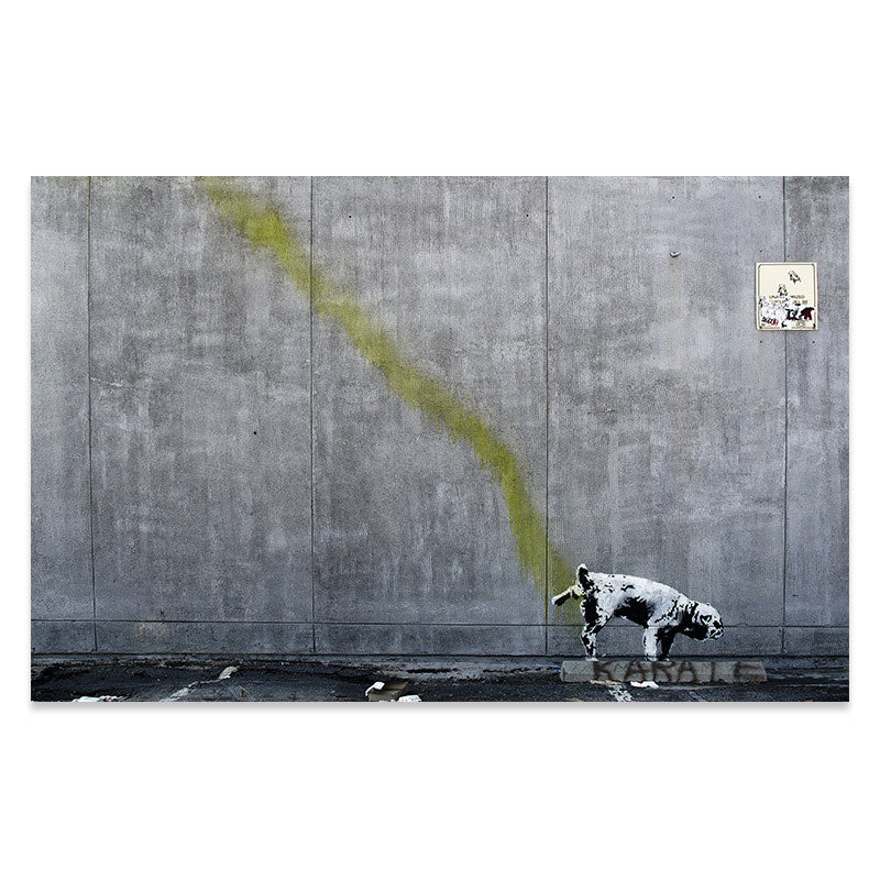 Graffiti Street Art Canvas Poster – Nordic Style Unframed Landscape Wall Painting (Multiple Sizes & Designs)