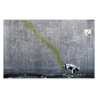 Graffiti Street Art Canvas Poster – Nordic Style Unframed Landscape Wall Painting (Multiple Sizes & Designs)