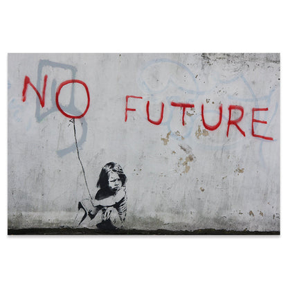 Graffiti Street Art Canvas Poster – Nordic Style Unframed Landscape Wall Painting (Multiple Sizes & Designs)