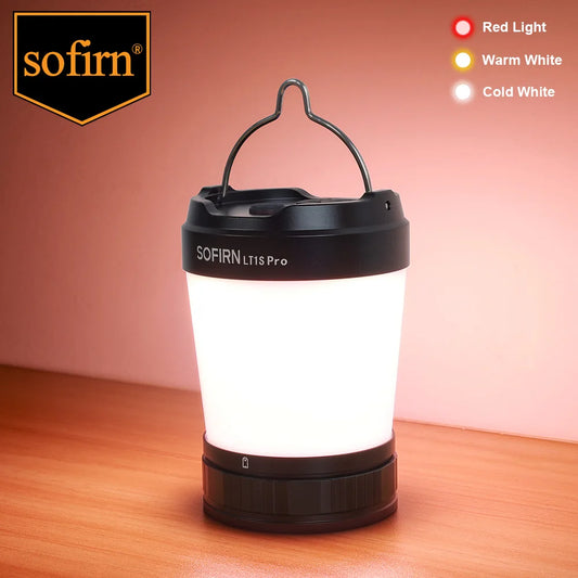 Sofirn LT1S LED Flashlight - High-Power, Rechargeable, Waterproof Outdoor Light with Variable Color Temperature, Shock Resistance & Multiple Lighting Modes