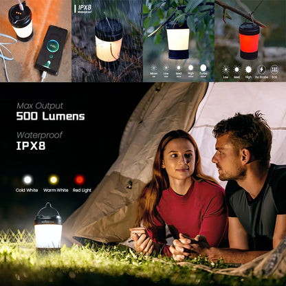 Sofirn LT1S LED Flashlight - High-Power, Rechargeable, Waterproof Outdoor Light with Variable Color Temperature, Shock Resistance & Multiple Lighting Modes