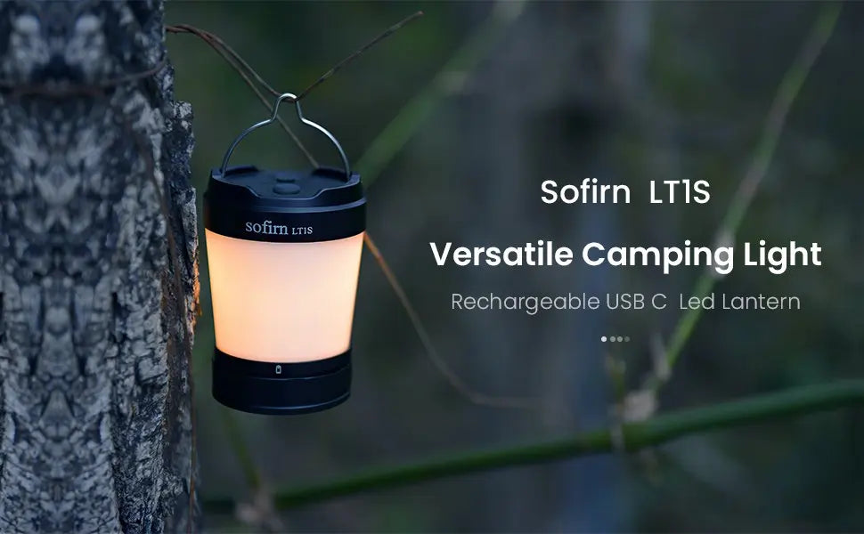 Sofirn LT1S LED Flashlight - High-Power, Rechargeable, Waterproof Outdoor Light with Variable Color Temperature, Shock Resistance & Multiple Lighting Modes