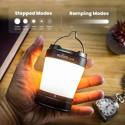 Sofirn LT1S LED Flashlight - High-Power, Rechargeable, Waterproof Outdoor Light with Variable Color Temperature, Shock Resistance & Multiple Lighting Modes