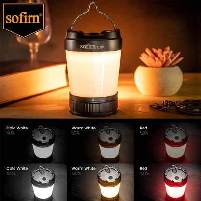 Sofirn LT1S LED Flashlight - High-Power, Rechargeable, Waterproof Outdoor Light with Variable Color Temperature, Shock Resistance & Multiple Lighting Modes