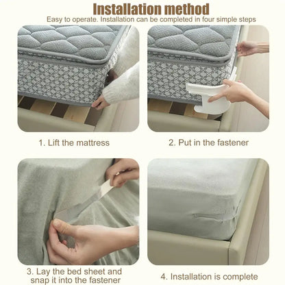 4pcs Heavy Duty Bedsheet Corner Tightener Clips High-quality materials durable and reliable Bed Sheet Grippers for Protectors