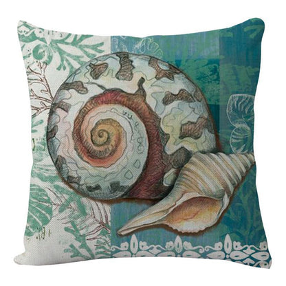 Nautical Printed Throw Pillows for Sofa Chair Seat