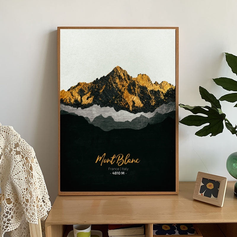 Mountain Wall Art Poster – Simple & Stylish Unframed Art Print (Perfect Gift)