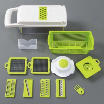 12-In-1 Manual Vegetable Chopper Kitchen Gadgets Food Chopper Onion Cutter Vegetable Slicer