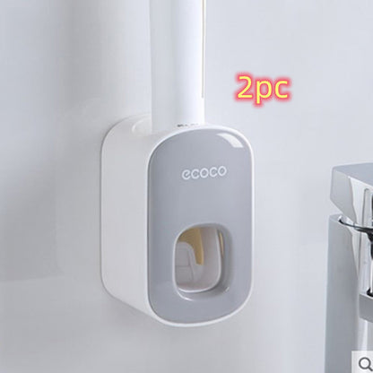 Wall Mounted Automatic Toothpaste Dispenser Bathroom Accessory